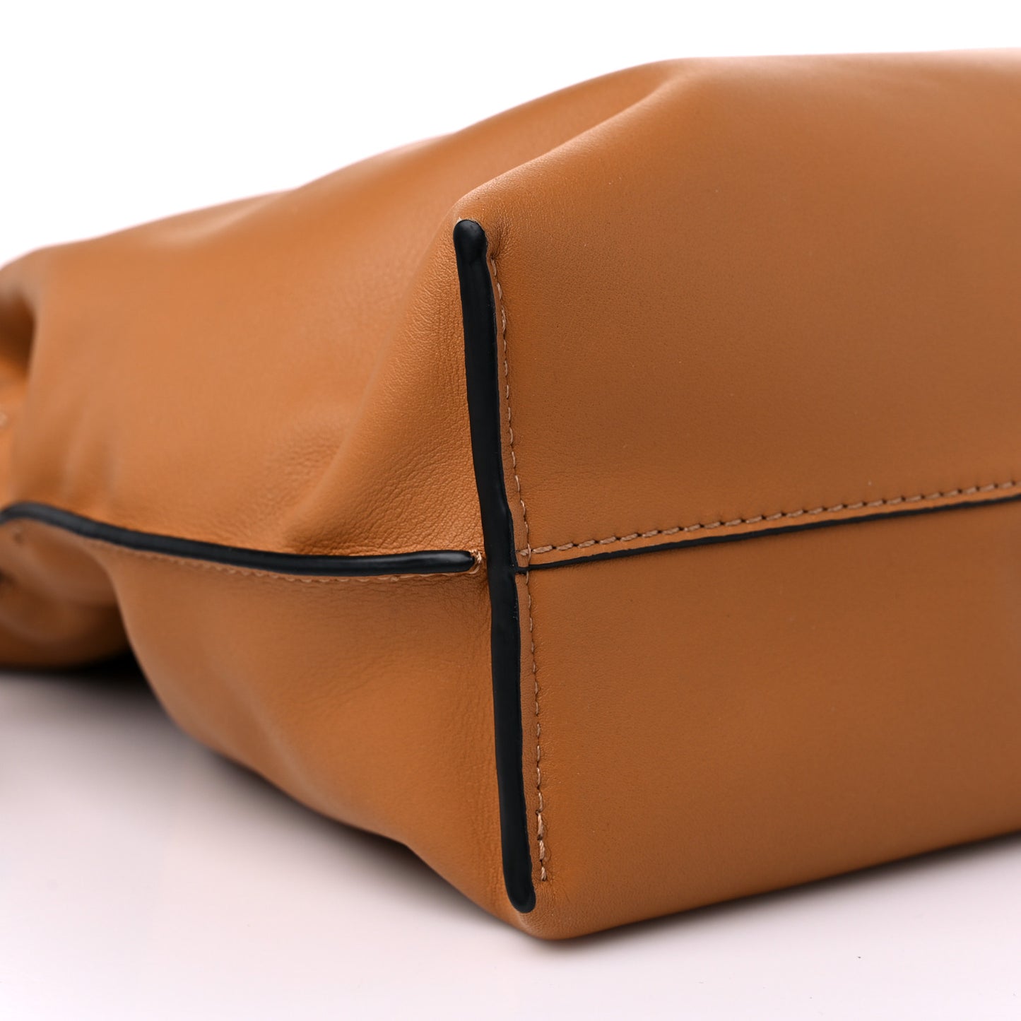 Nappa Medium Flamenco Knot Bag Tan