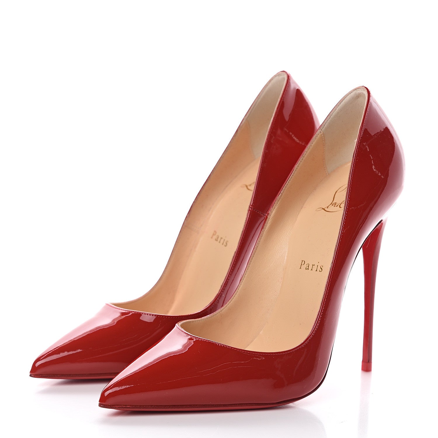 Christian Louboutin Patent So Kate 120 Pumps 39 Flamenco 3 of 7