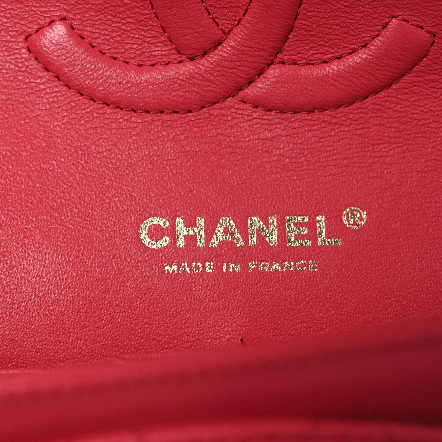 Chanel Caviar Quilted Medium Double Flap Dark Pink 6 of 12