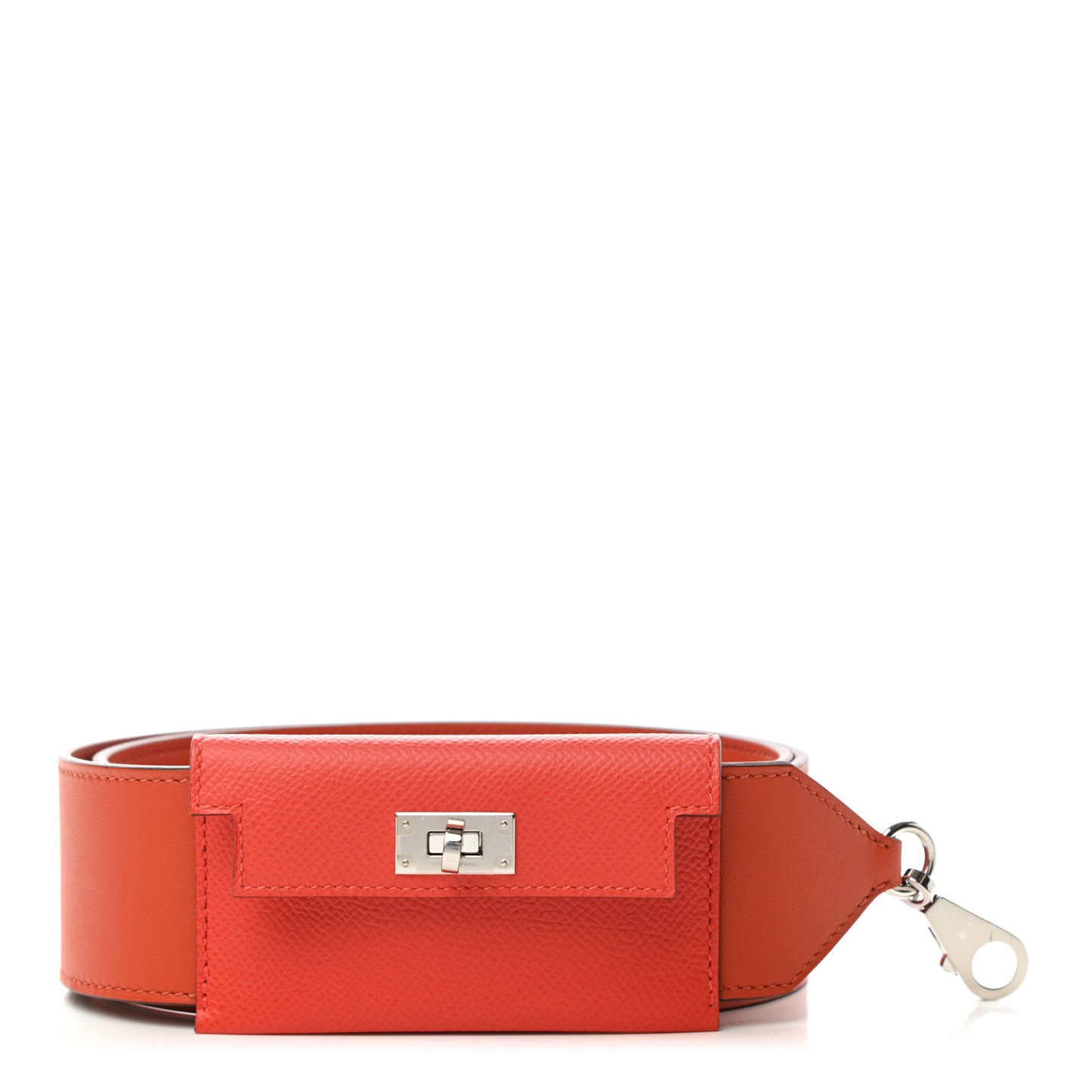 Swift Epsom Pocket Kelly Shoulder Strap Terre Battue Capucine