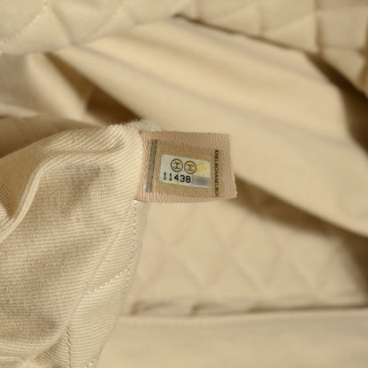 Chanel Calfskin Large Bowler White 7 of 7