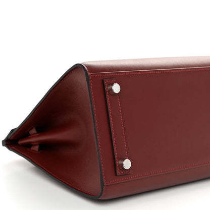 Hermes Madame Calfskin Birkin Sellier 25 Rouge H 9 of 13