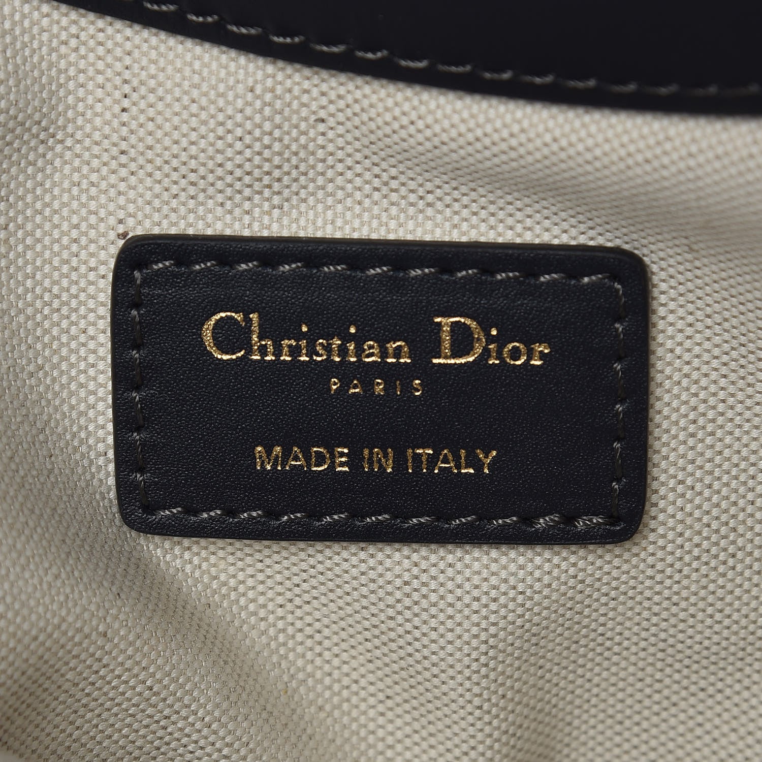Christian Dior Oblique Fold Over Clutch Blue 9 of 11