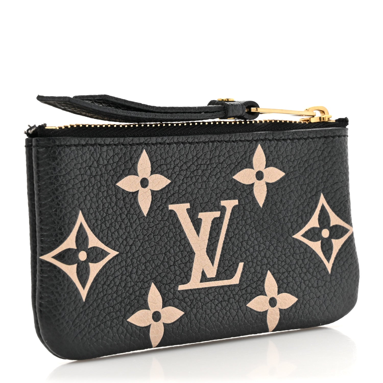 Louis Vuitton Empreinte Monogram Giant Key Pouch Black Beige 3 of 9