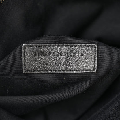 Saint Laurent Crinkled Calfskin Matelasse Monogram Large Niki Chain Satchel Light Taupe 7 of 19