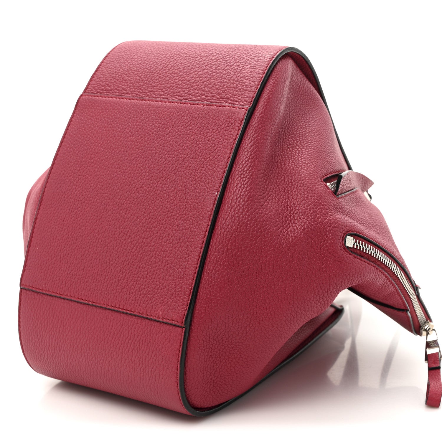 Loewe Grained Calfskin Small Hammock Shoulder Bag Raspberry 9 of 13
