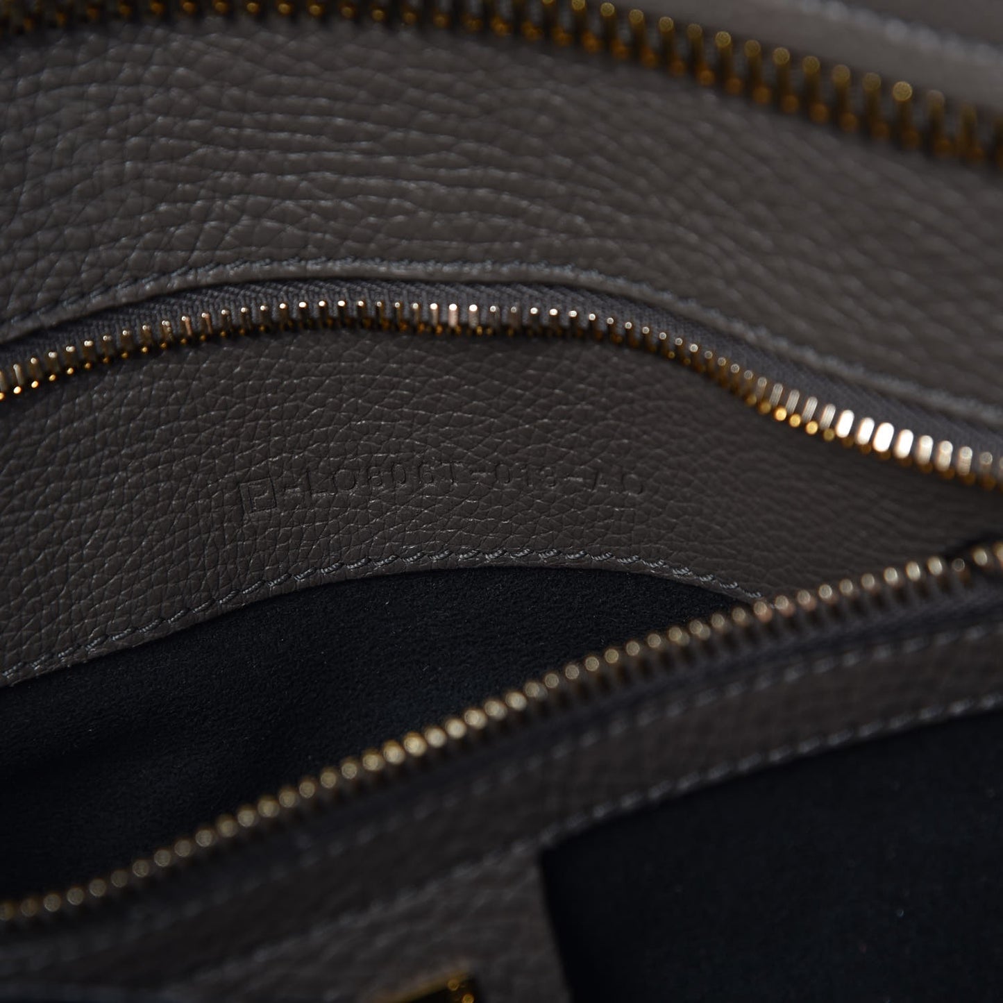 Grained Calfskin Tote Graphite