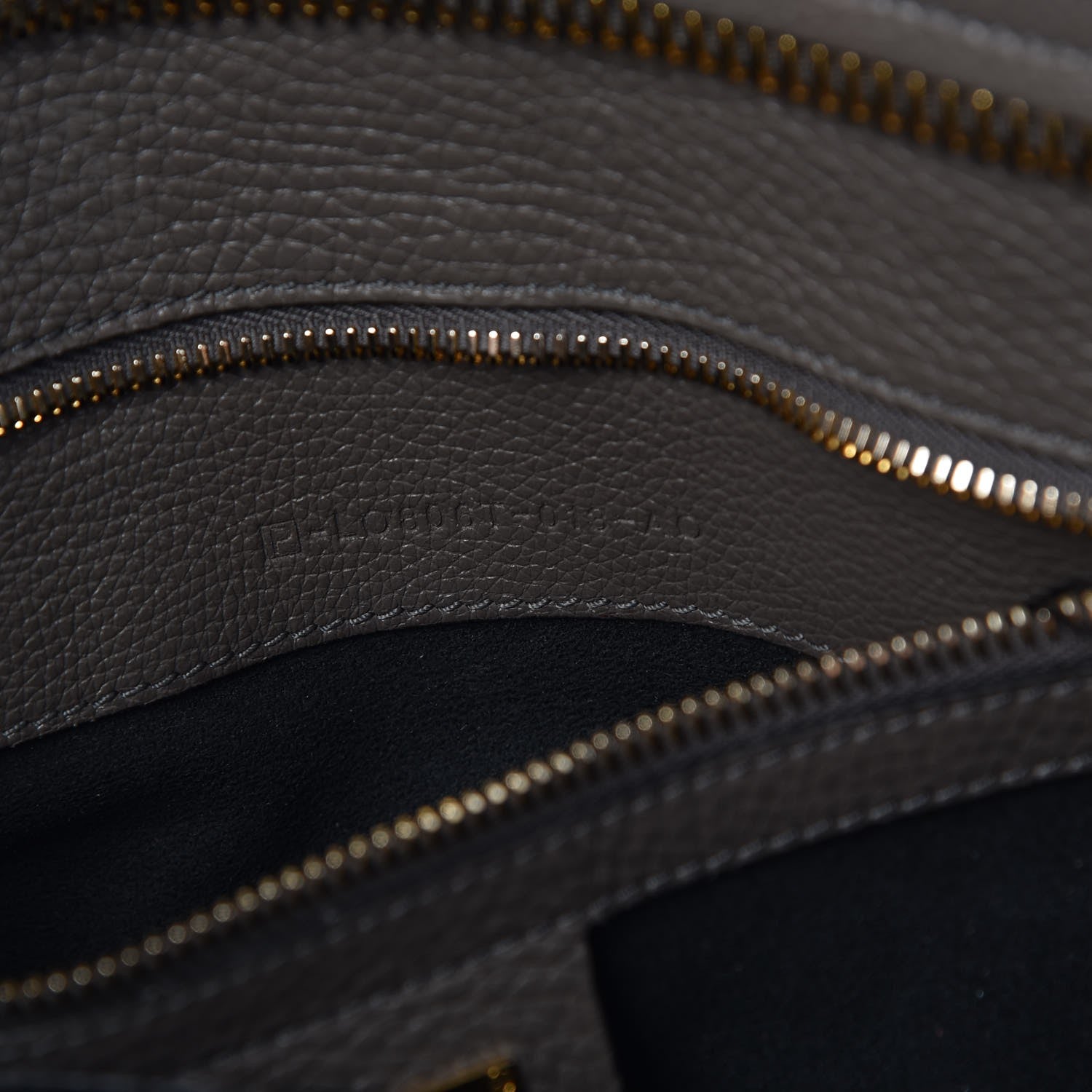 Tom Ford Grained Calfskin Tote Graphite 8 of 19