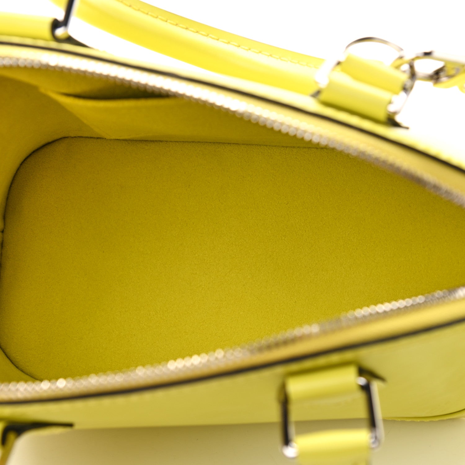 Louis Vuitton Epi Jacquard Alma BB Yellow Citron 5 of 10