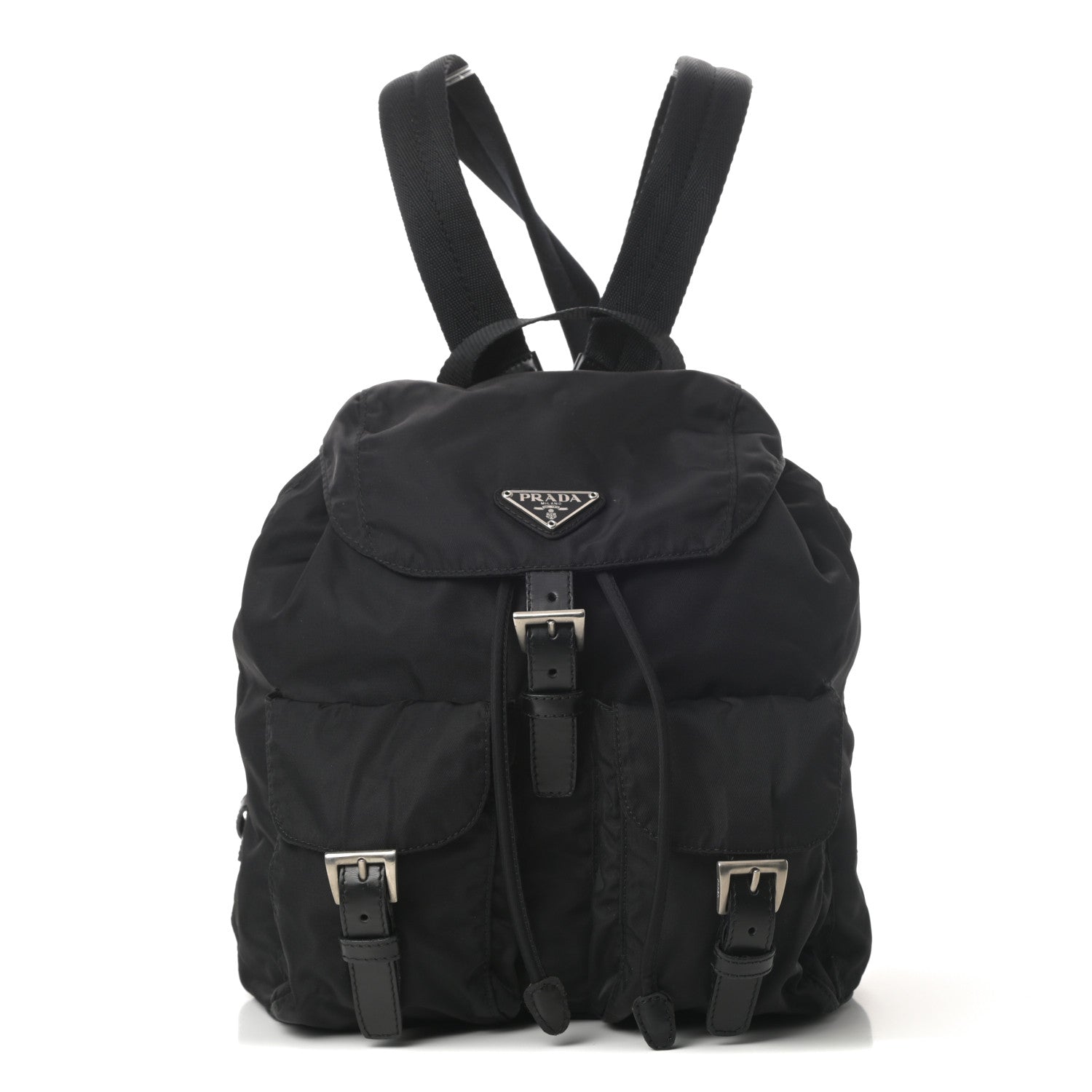 Prada Tessuto Nylon Small Backpack Black 1 of 11