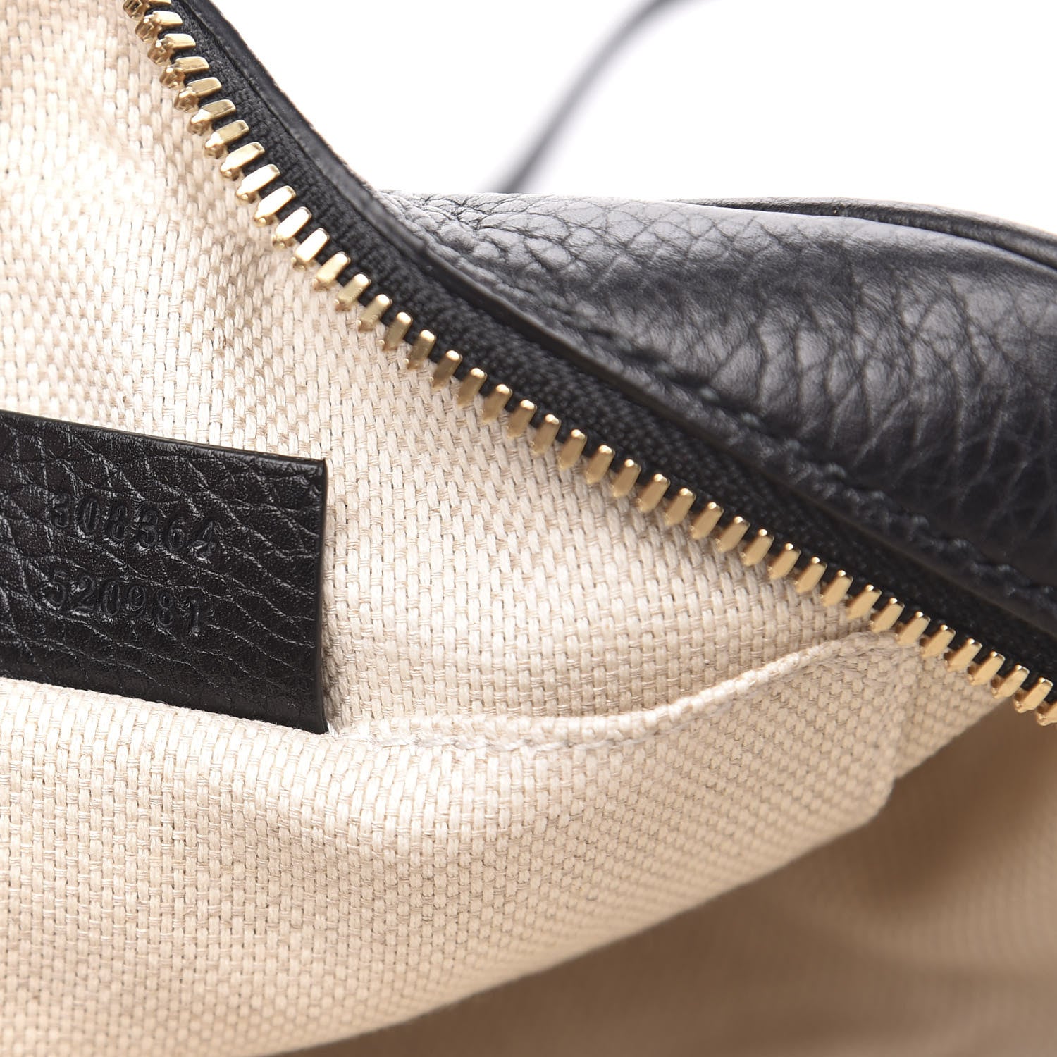 Gucci Pebbled Calfskin Small Soho Disco Bag Black 5 of 9