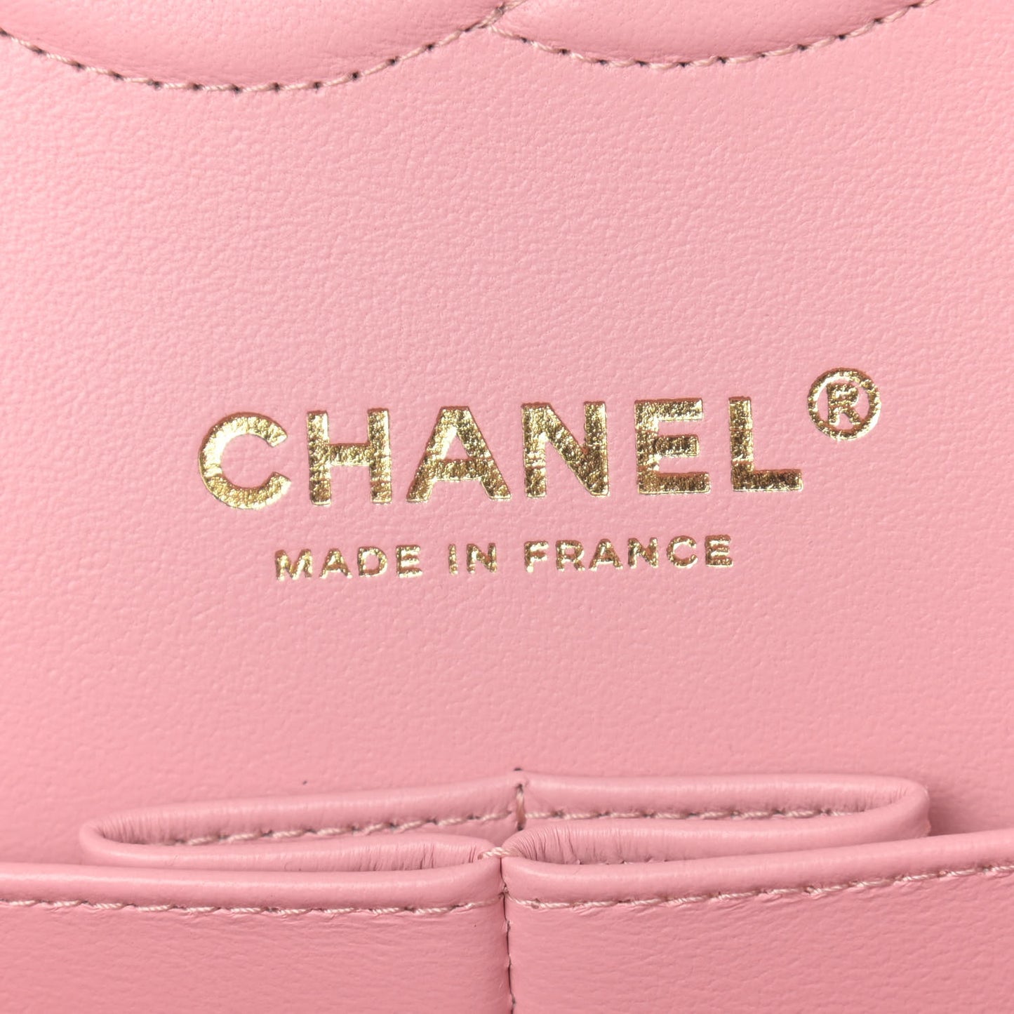 Caviar Quilted Medium Double Flap Pink