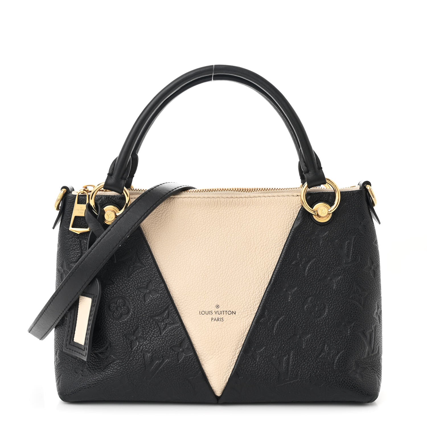 Louis Vuitton Empreinte V Tote BB Black Creme 1 of 10
