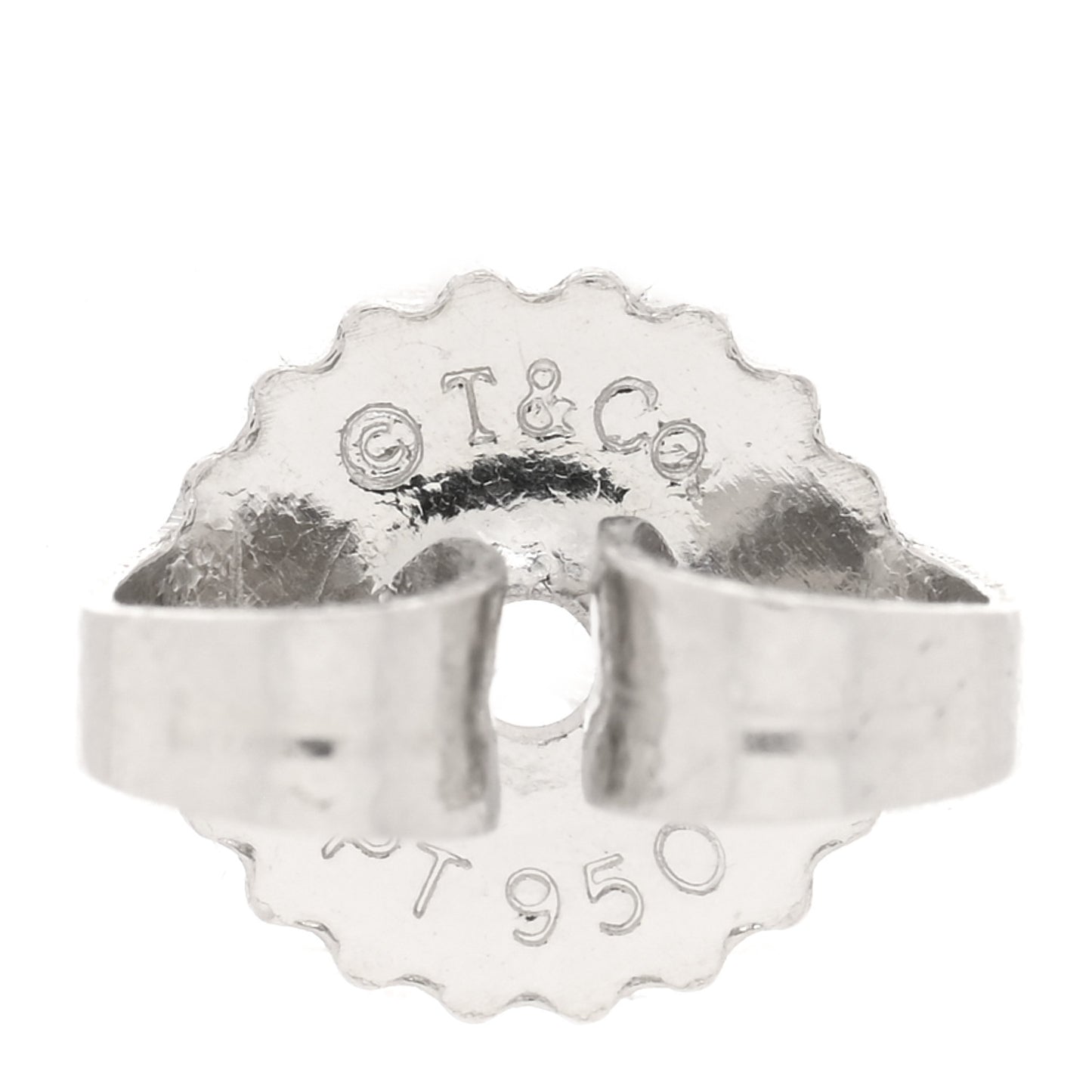 Platinum Diamond .16ctw Elsa Peretti Diamonds By The Yard Earrings