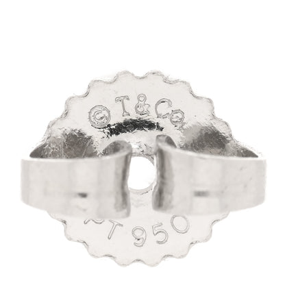 Tiffany Platinum Diamond .16ctw Elsa Peretti Diamonds By The Yard Earrings 4 of 4