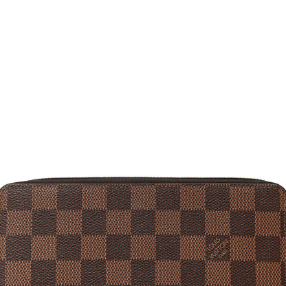 Louis Vuitton Damier Ebene Clemence Wallet Rose Ballerine 9 of 14