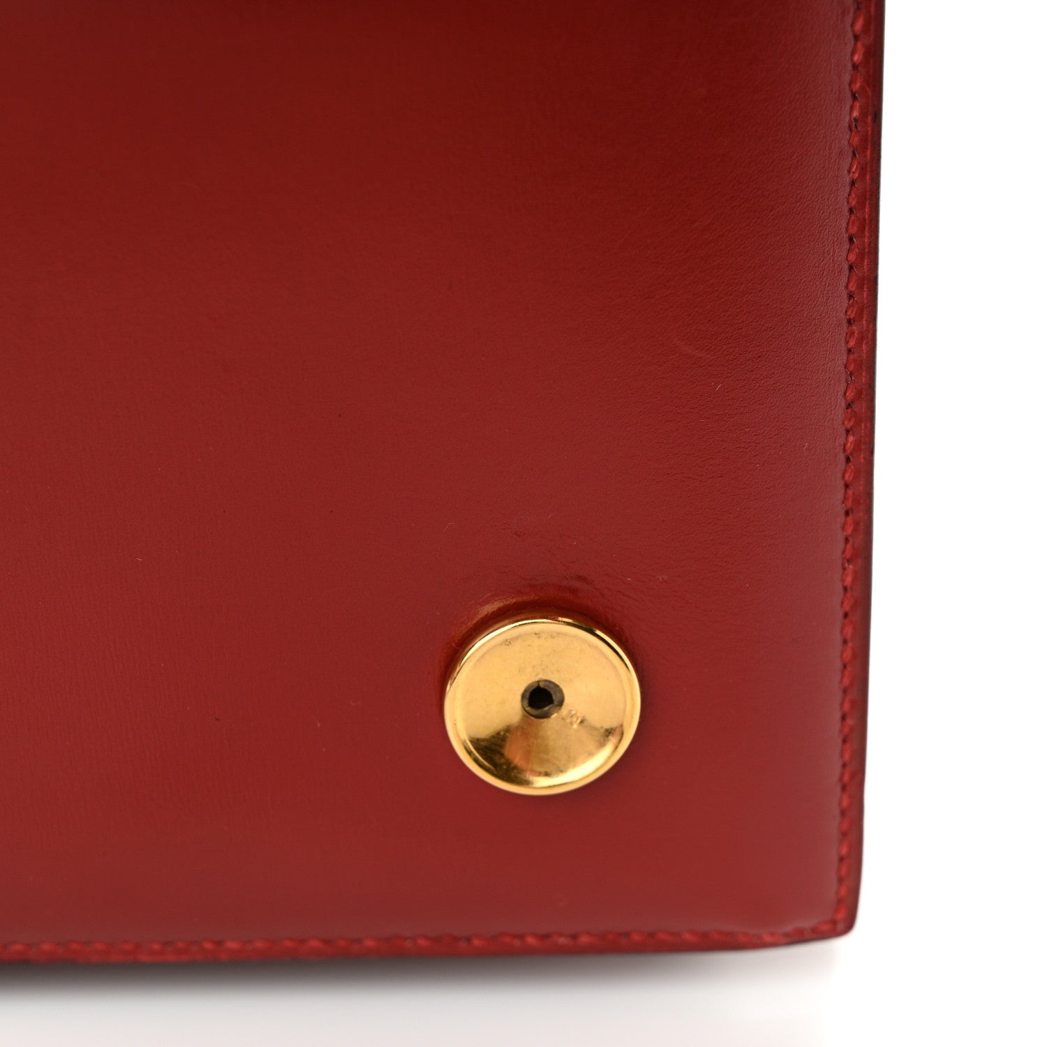 Hermes Box Annie Clutch Shoulder Bag Rouge Vif 19 of 19