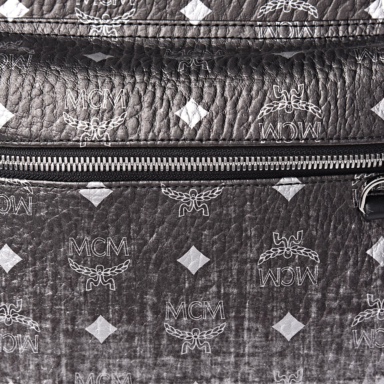 MCM Gradation Visetos Large Stark Backpack Silver 11 of 11