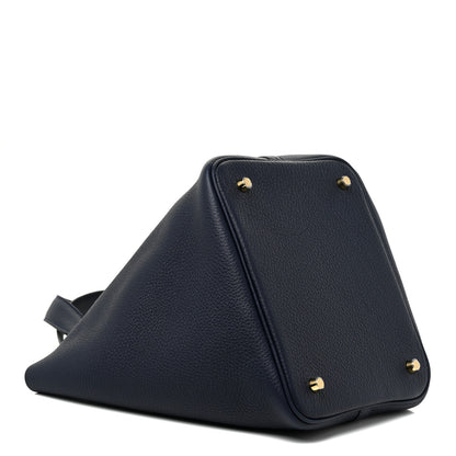 Hermes Taurillon Clemence Picotin Lock 22 MM Bleu Nuit 6 of 18