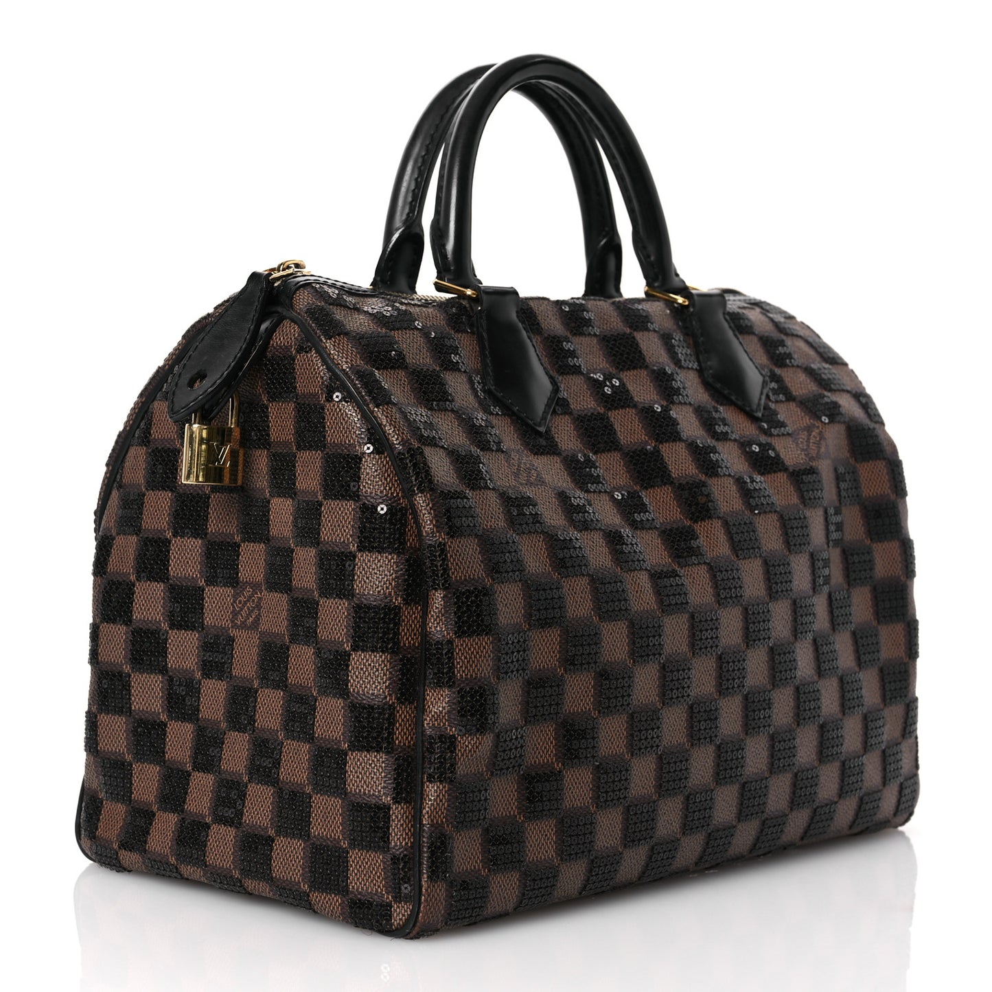 Damier Paillettes Speedy 30 Black