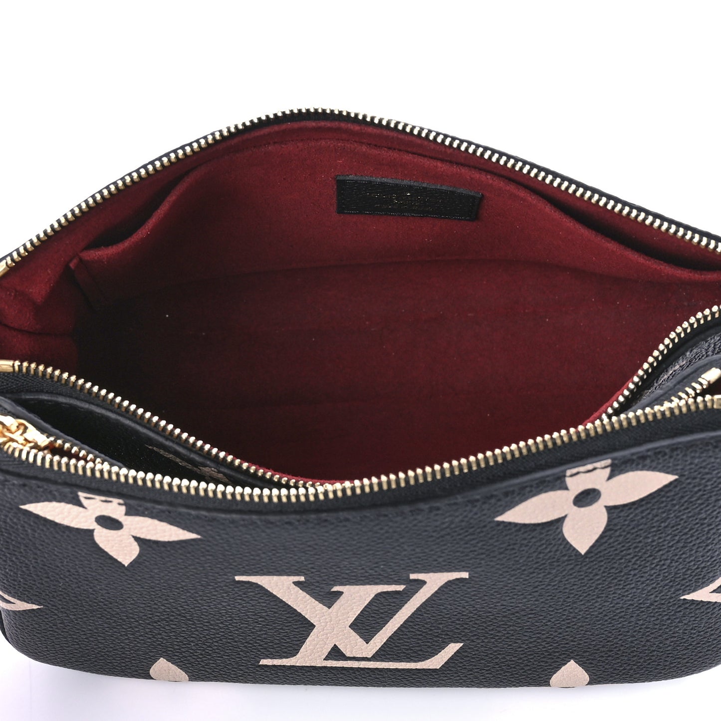 Empreinte Monogram Giant Multi Pochette Accessories Black Beige