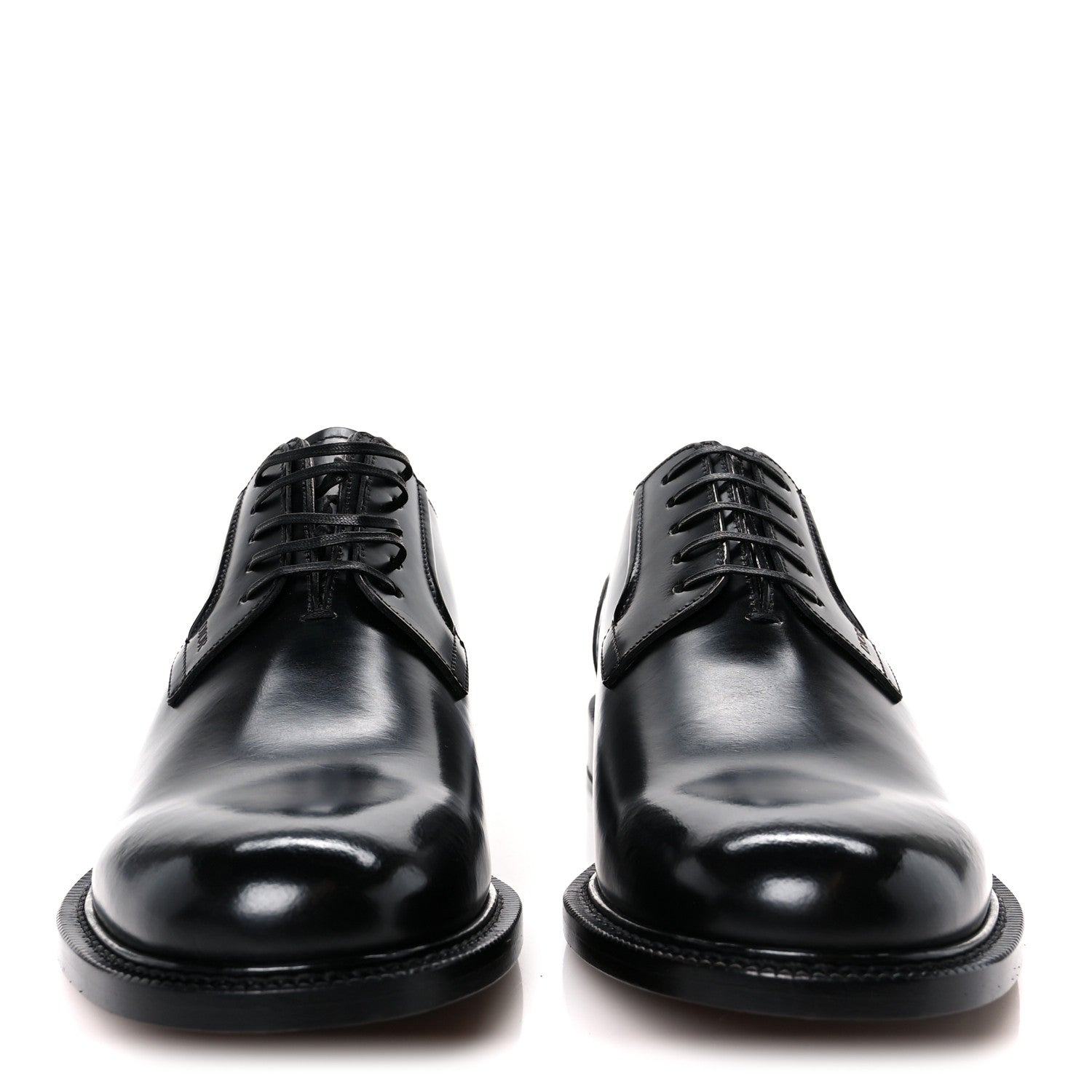 Christian Dior Calfskin Mens Derby Shoes 42 Black 1823684