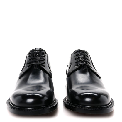 Christian Dior Calfskin Mens Derby Shoes 42 Black 3 of 10