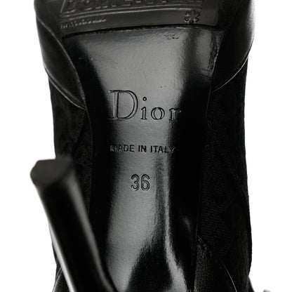 Christian Dior Monogram Buckle Tall Boots 36 Black 9 of 9
