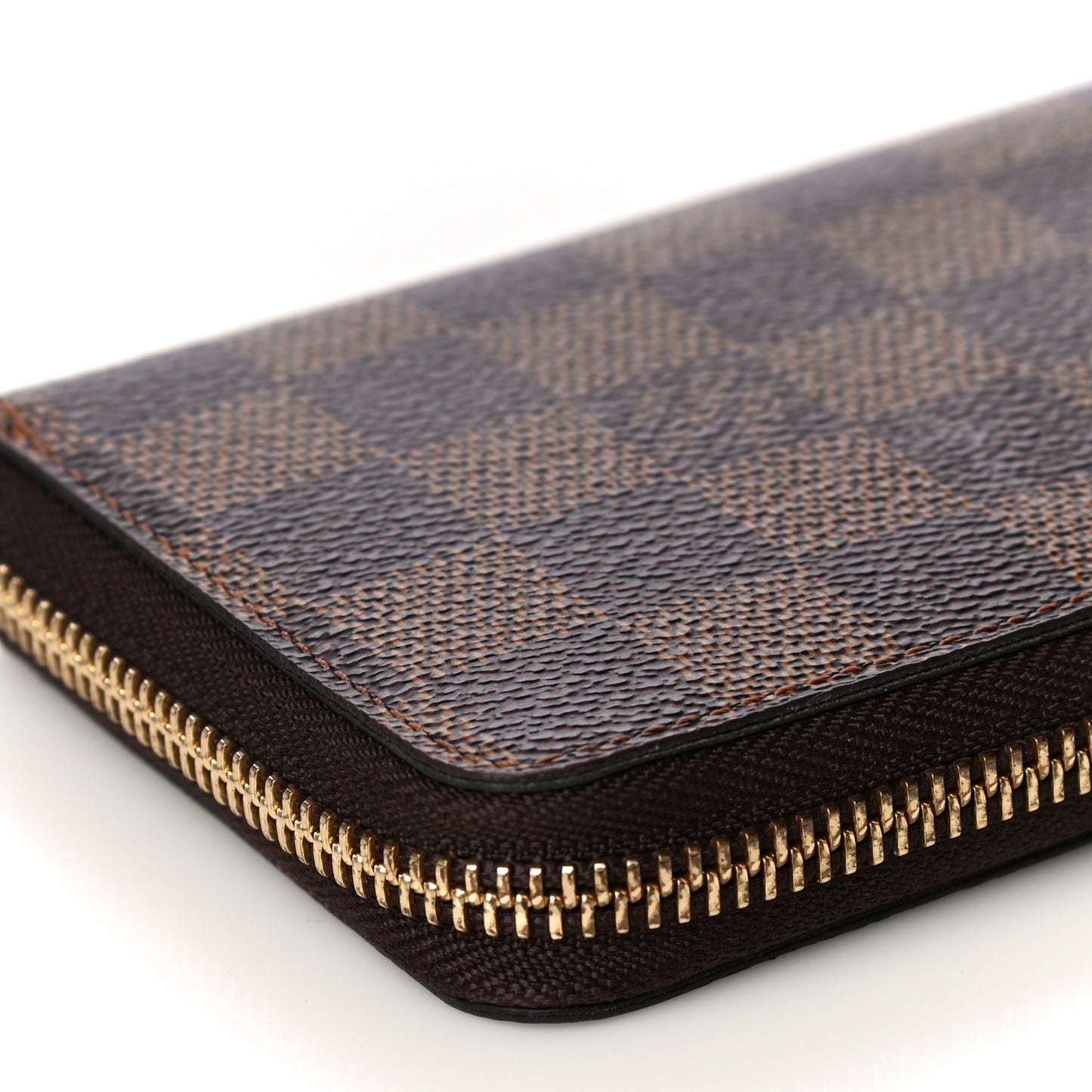 Damier Ebene Clemence Wallet Cherry