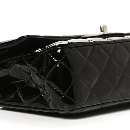 Chanel Patent Quilted Medium Double Flap Black 10 of 11