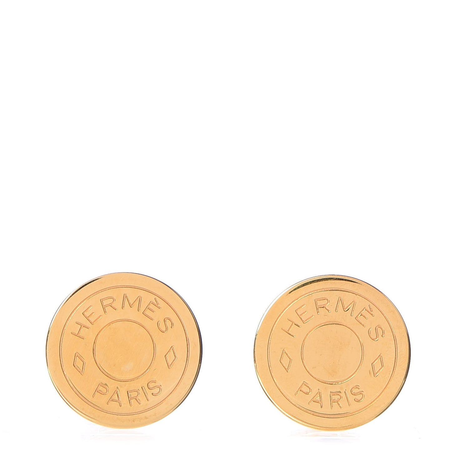 Clou De Selle Clip On Earrings Gold