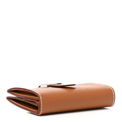 Hermes Epsom Mini Bearn Wallet Gold 3 of 6