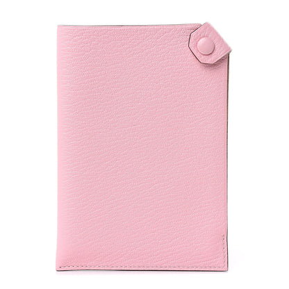 Hermes Chevre Mysore Tarmac PM Passport Holder Rose Sakura 1 of 9