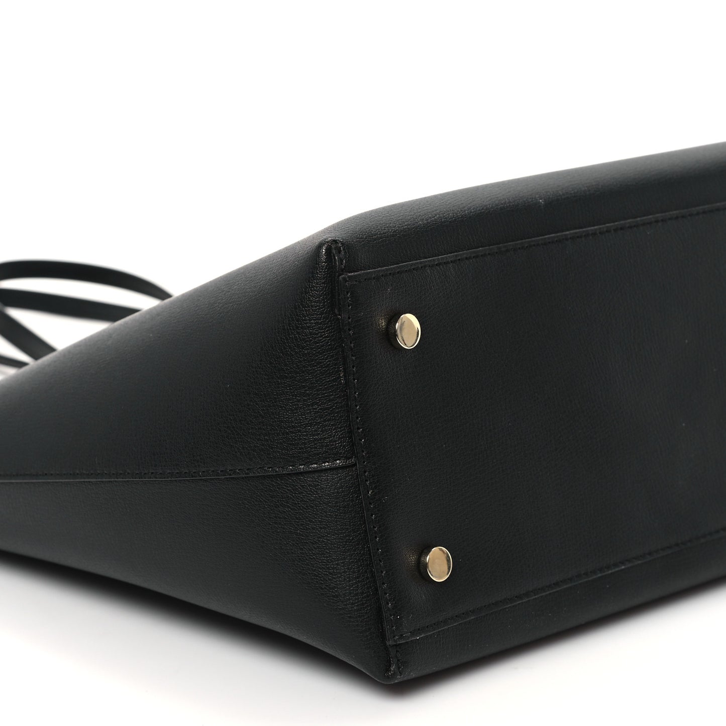 Grainy Calfskin Nine2Five East West Tote  Black