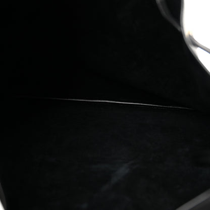 Saint Laurent Calfskin Medium Paris VII Flat Hobo Black 6 of 14