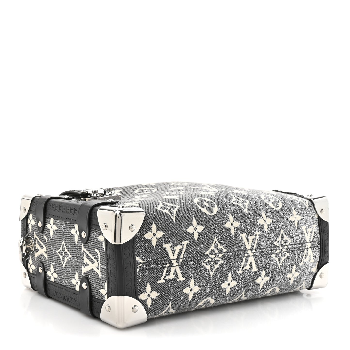 Monogram Jacquard Denim Side Trunk Grey