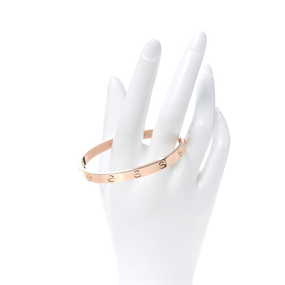 Cartier 18K Pink Gold LOVE Bracelet 18 2 of 4