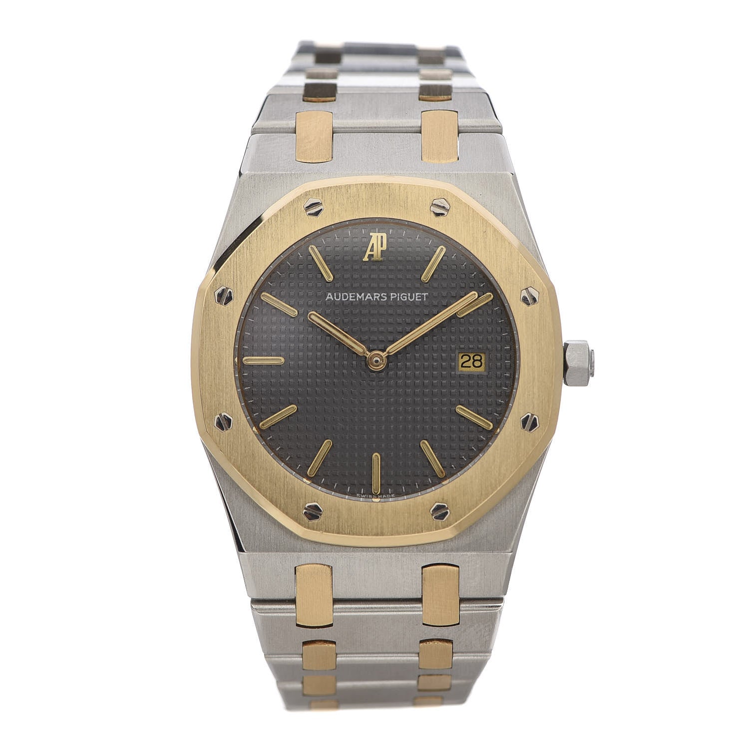 Audemars Piguet Stainless Steel 18K Yellow Gold 33mm Royal Oak Quartz Watch Grey 56175SA.OO.0789SA.01 1 of 7