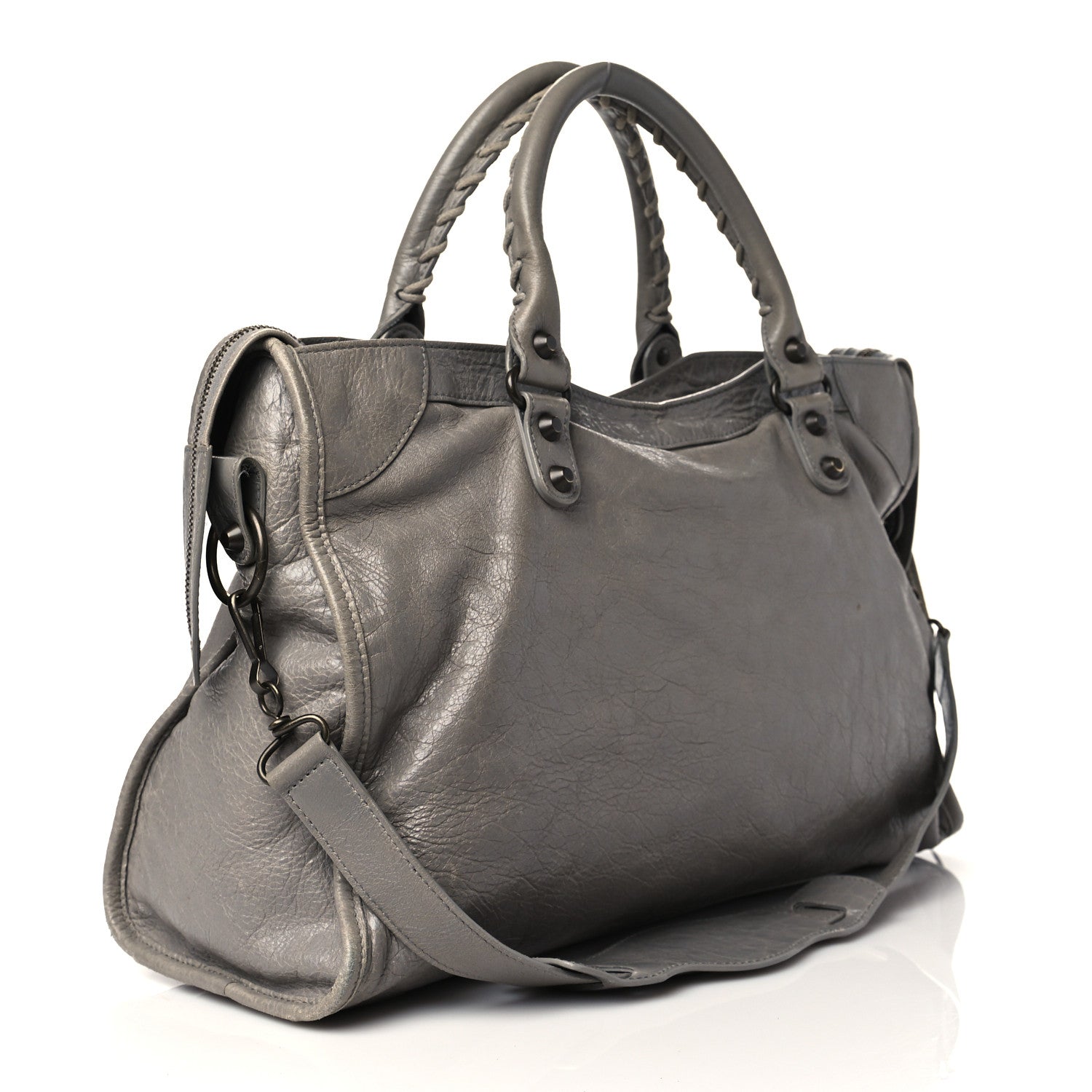 Balenciaga Agneau Classic Hardware City Gris Pyrite 2 of 14