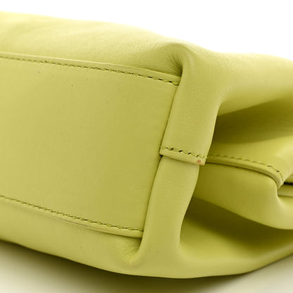 Bottega Veneta Calfskin Small The Point Triangle Bag Seagrass 9 of 9