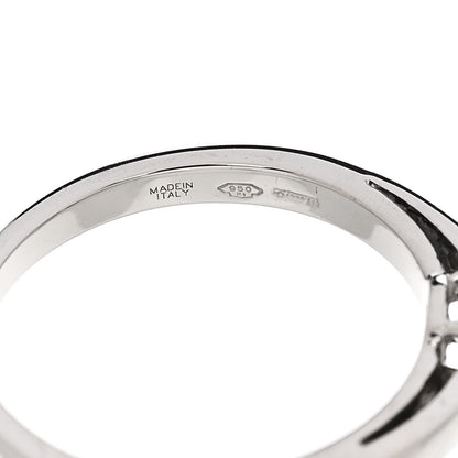 Bulgari Platinum Diamond .51ct Griffe Solitaire Engagement Ring 48 4.5 6 of 7