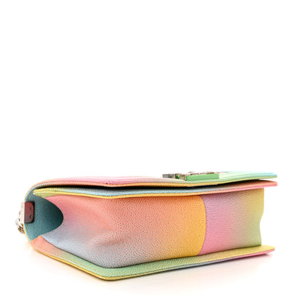 Chanel Caviar Quilted Medium Cuba Rainbow Boy Flap Multicolor 4 of 11