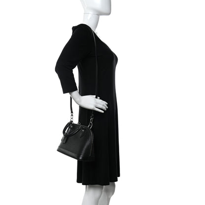 Louis Vuitton Epi Alma BB Black 2 of 12
