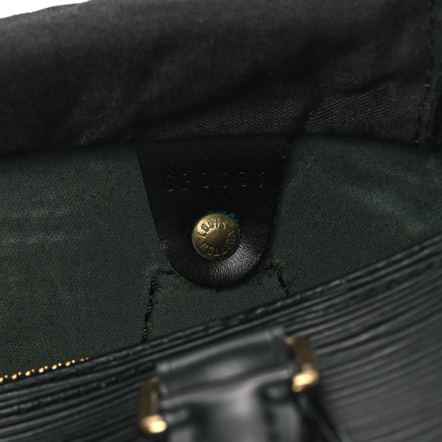 Louis Vuitton Epi Speedy 25 Black 7 of 11