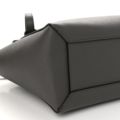 Celine Grained Calfskin Micro Belt Bag Grey 10 of 10