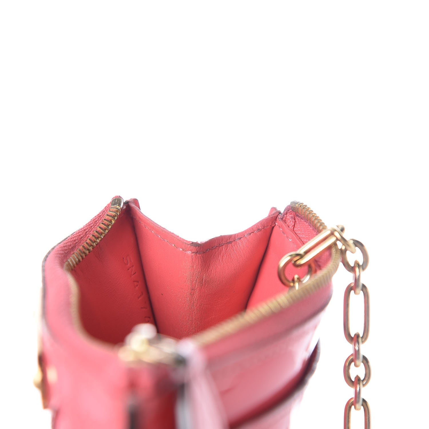 Louis Vuitton Vernis Key Pouch Rose Litchi 9 of 13