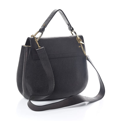 Chloe Grained Lambskin Large Drew Shoulder Bag Black 3 of 9