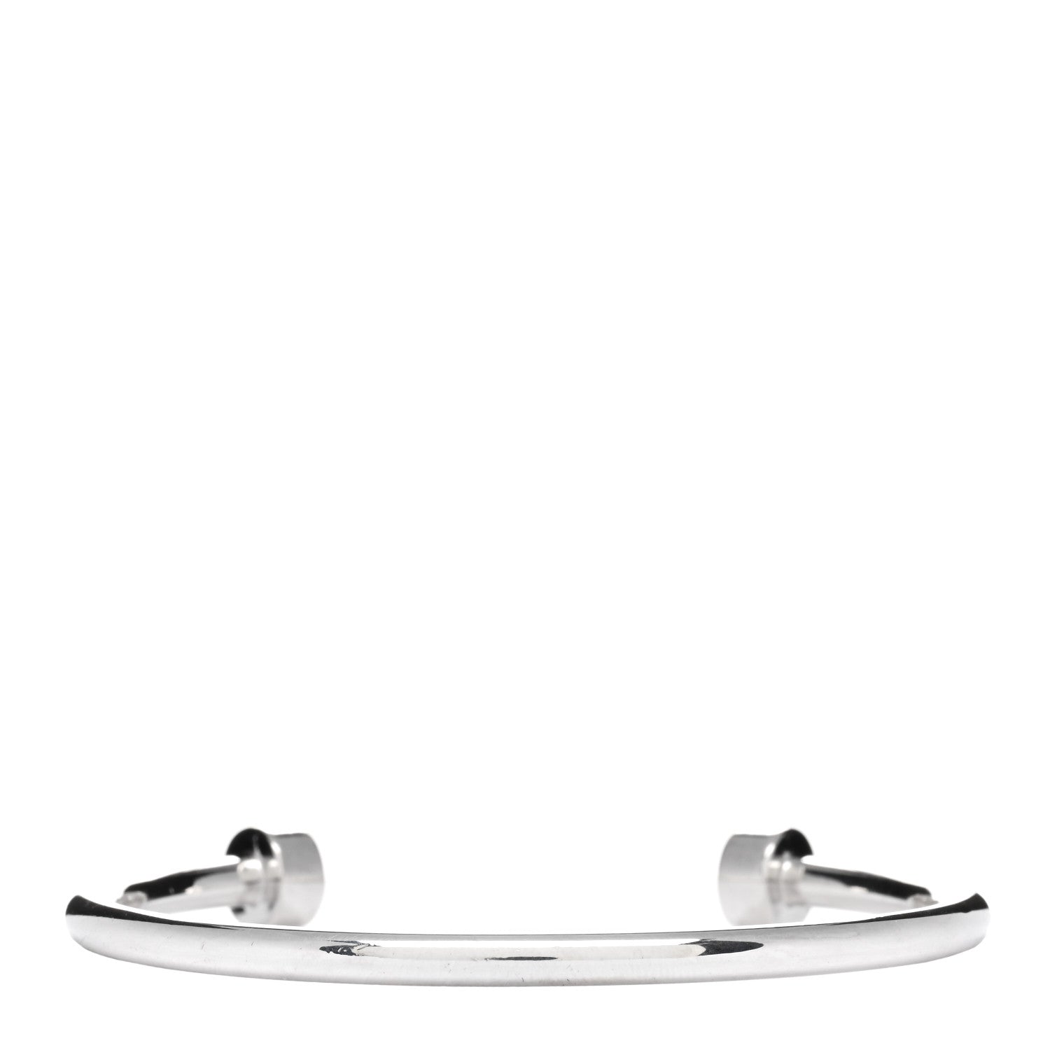 Tiffany Sterling Silver Return to Tiffany Narrow Circle Edge Cuff Bracelet 2 of 3