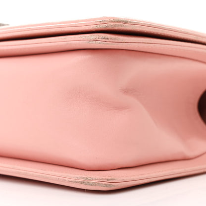 Chanel Lambskin Quilted Medium Boy Flap Light Pink 10 of 14