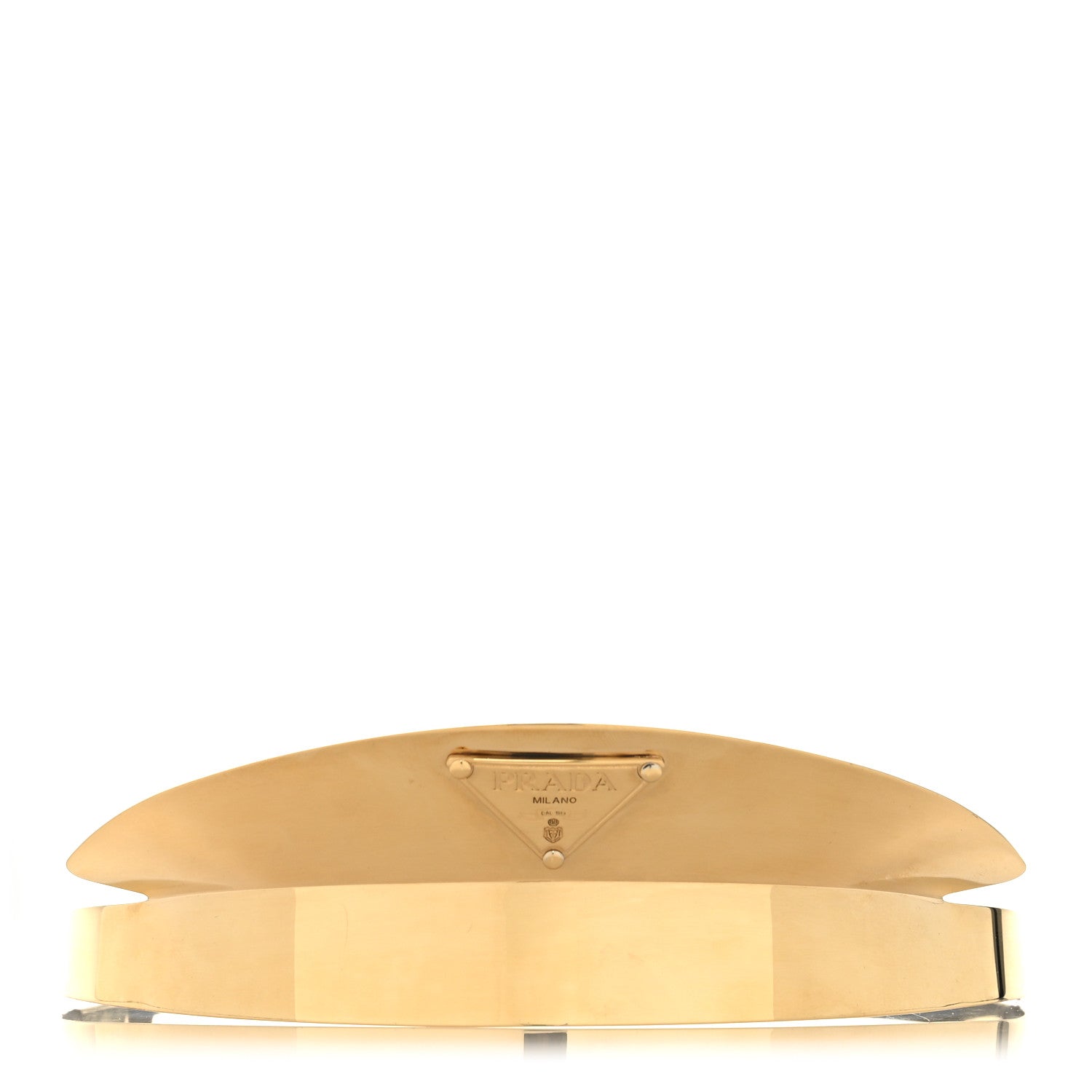 Prada Metal Headband Gold 1 of 4